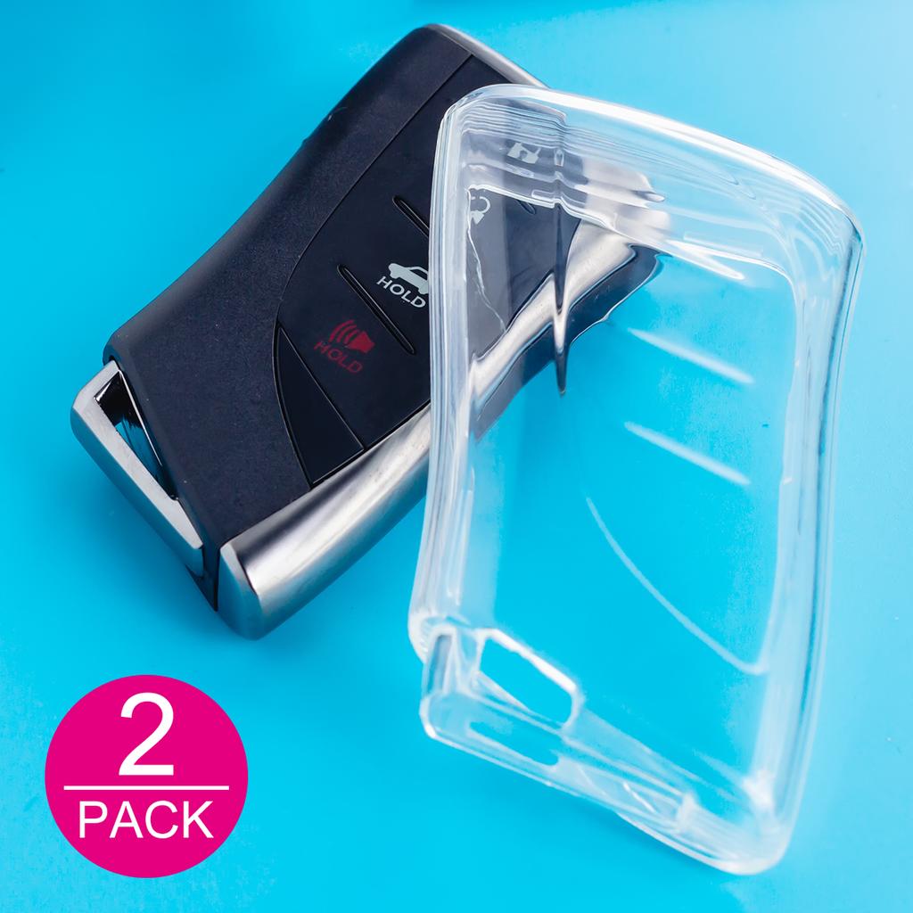 Slim Car Key Fob Case Cover Keychain For Lexus ES LS NX RX UX TX GX RZ LX 250 250h 300h 300e 350 450h 500 550 Black Transparent