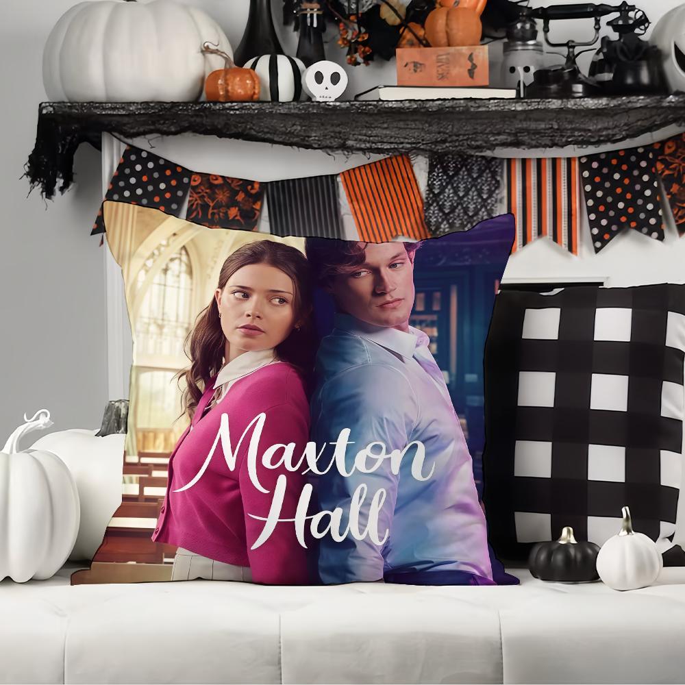 Romance Tv Series Maxton Hall Pillow Case Office Cushions Suitable For Sofa Car Bedroom Decorative Cushion Cover