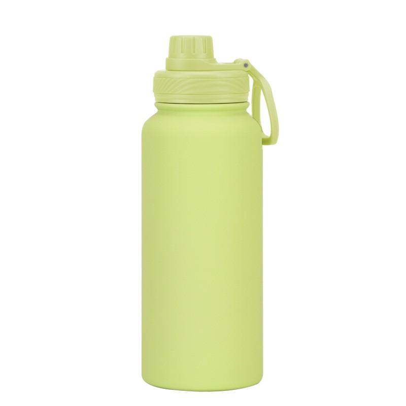 1L Stainless Steel Vacuum Insulated Water Bottle With Wide Mouth Portable Outdoor Sports Travel