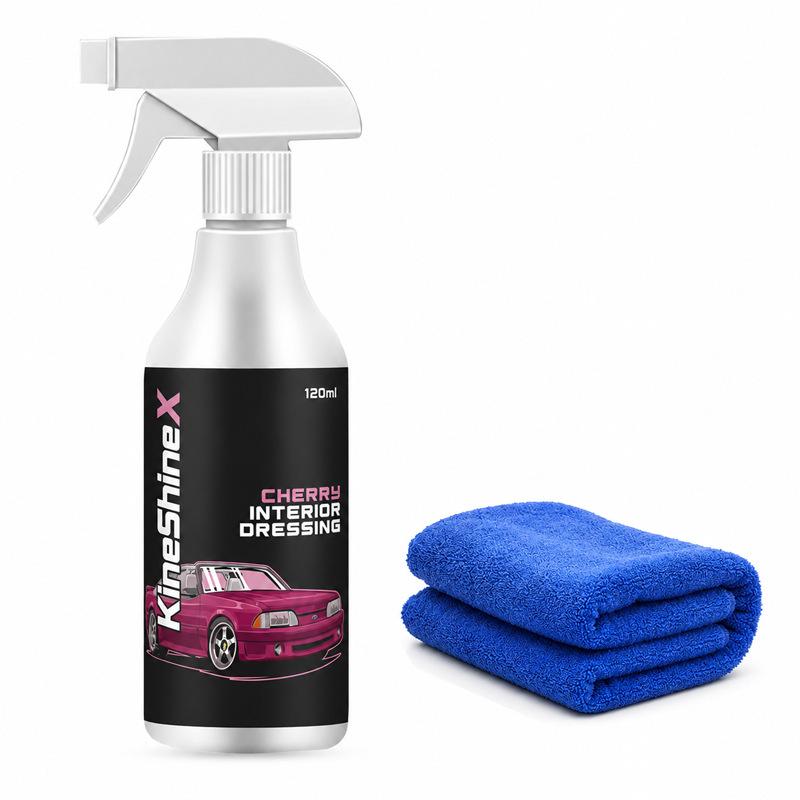 Car Interior Protection Spray 120ml UV Protection Auto Dashboard Seat Cleaning Refurbish Liquid