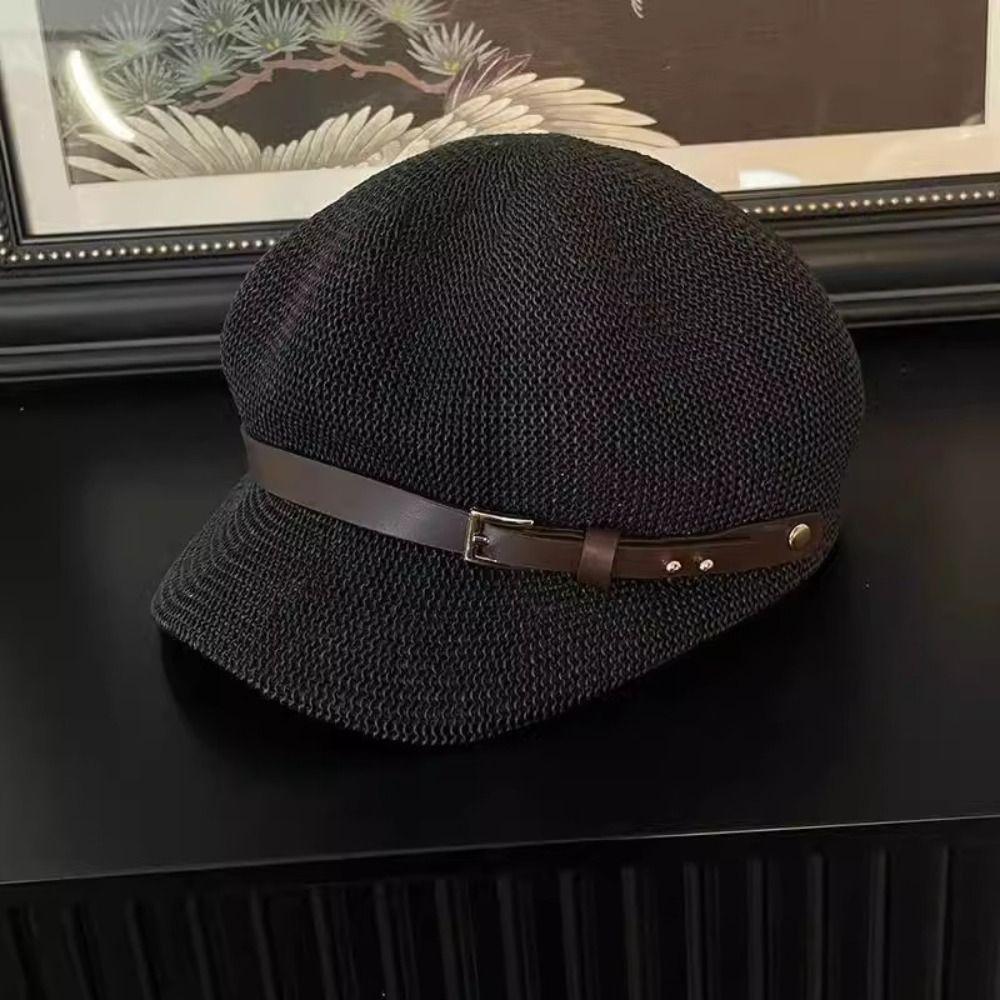 Breathable Painter Hat Thin Octagonal Hat Summer Female Baseball Cap  Beach