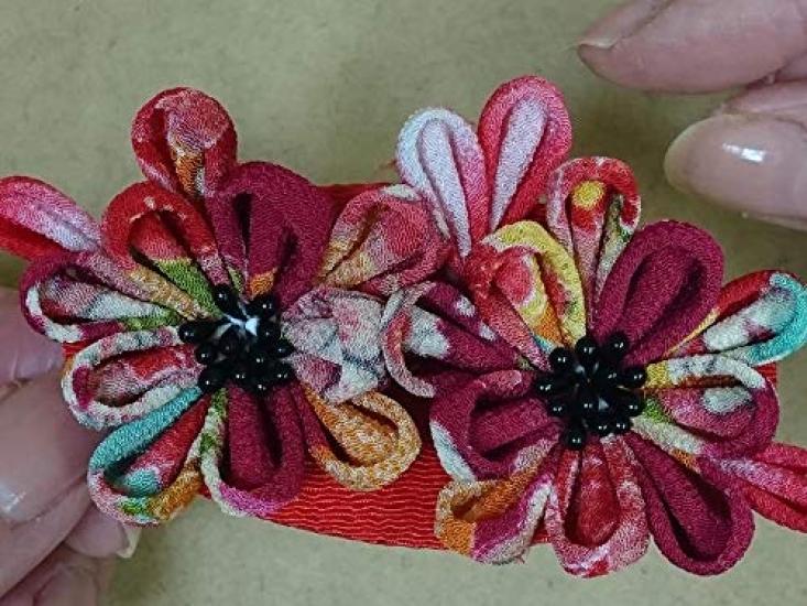 Craft Kit Tsumami-zaiku "Anemone Brooch"