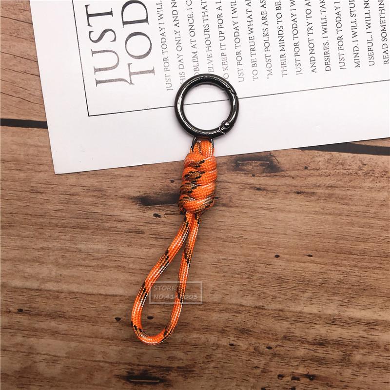 Paracord Geflochten Gewebt Schlüsselanhänger Anti-Verlust Telefon Ring Seil Riemen Lanyard Telefon Anhänger Kamera Seil Handy Schlüsselbund