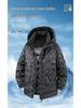 2025 Winter Mid-Length Plus Size Men's Cotton Padded Jacket - Trendy and Comfortable, Fits Up to 300 Jin