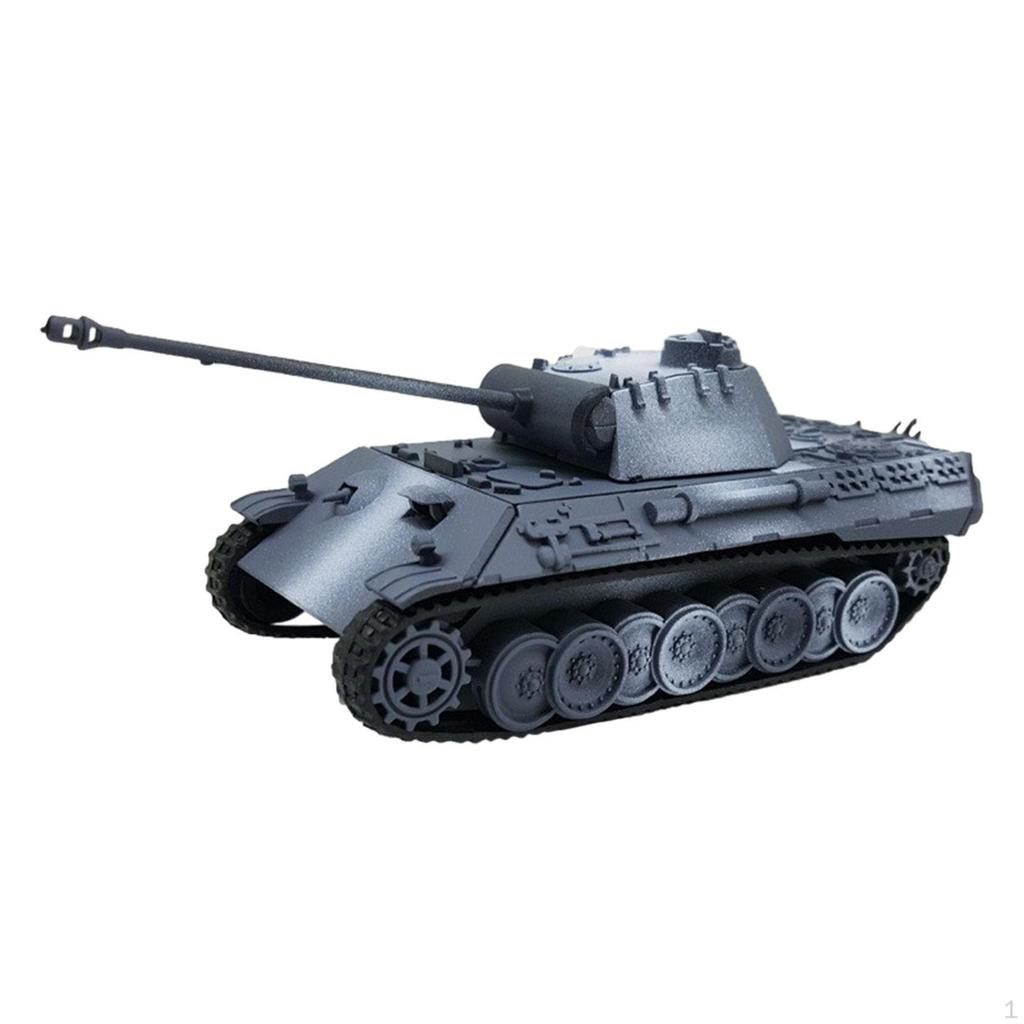 1/72 Tank Model Puzzle Miniature Building Kits DIY Assemble Tabletop Decor Collectible Battle