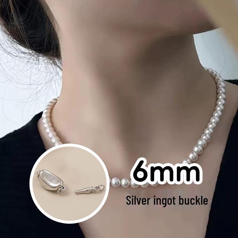 White Shell Pearl Necklace - Elegant & Luxurious Jewelry for Women