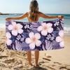 1pc Flower Print Towel Sports Quick-Drying Super Absorbent Camping Towel Soft Lightweight Gym Swimming Yoga Beach Towel