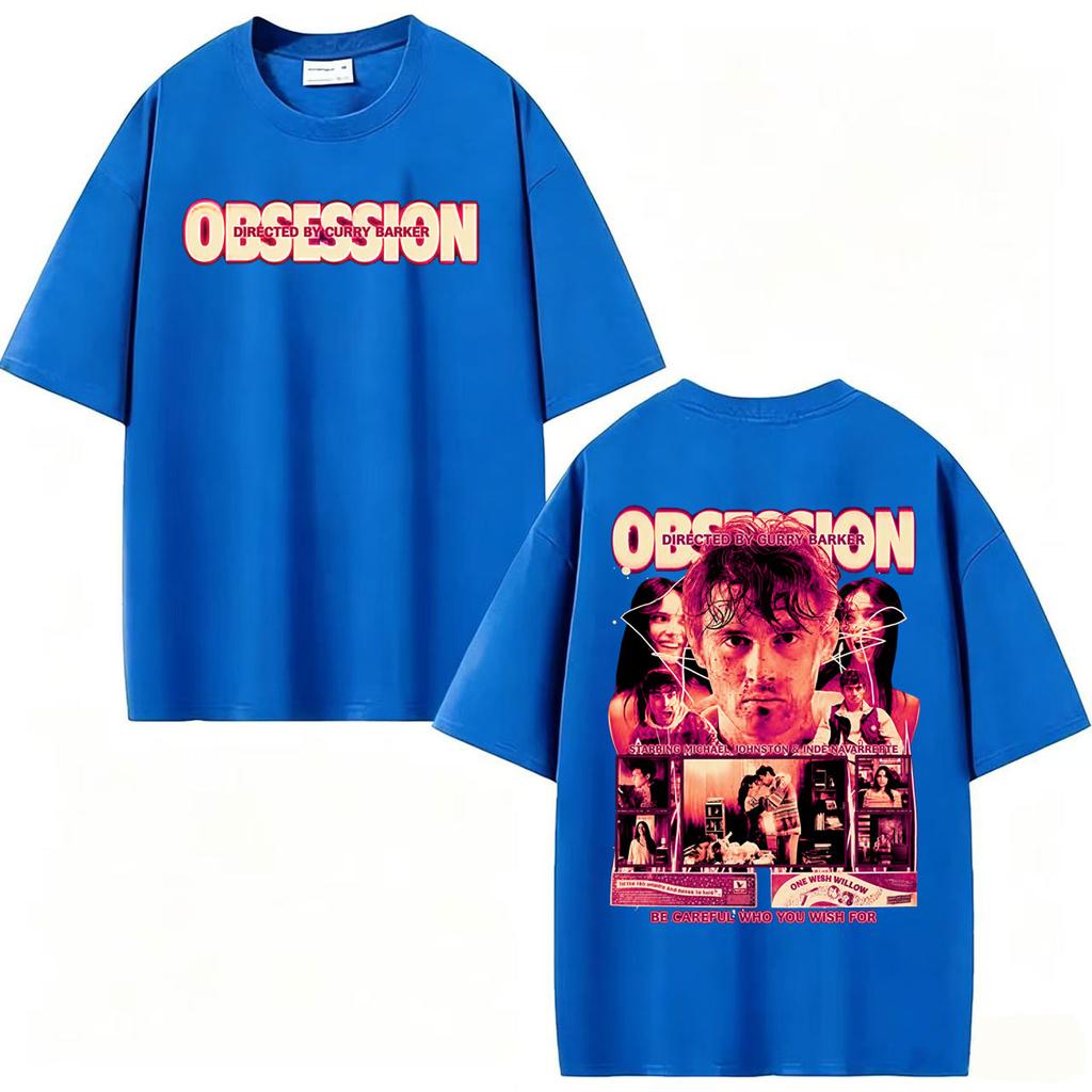 One Wish Willow Obsession 2026 Horrorfilm Druck T-Shirt Unisex Unisex Mode Ästhetische T-Shirts Baumwolle Lässig Kurzarm T-Shirt