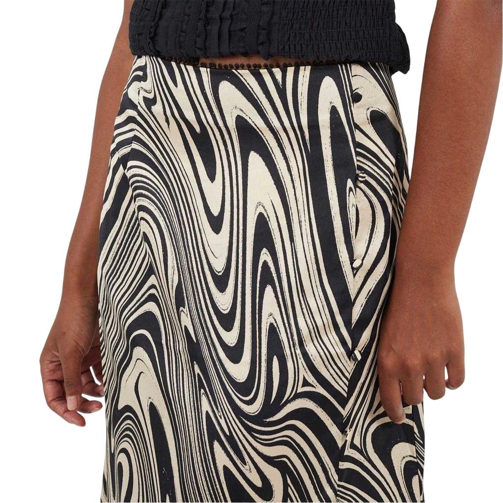 Brave Soul Womens/Ladies Swirl Print Midi Skirt