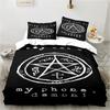 3D Print Supernatural Logo Bedding Set Duvet Cover Bed Set Quilt Cover Pillowcase Queen Size Boys Adult Bedding Set