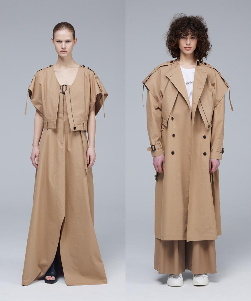 Mmam Trench Pants Detail Zip-Up