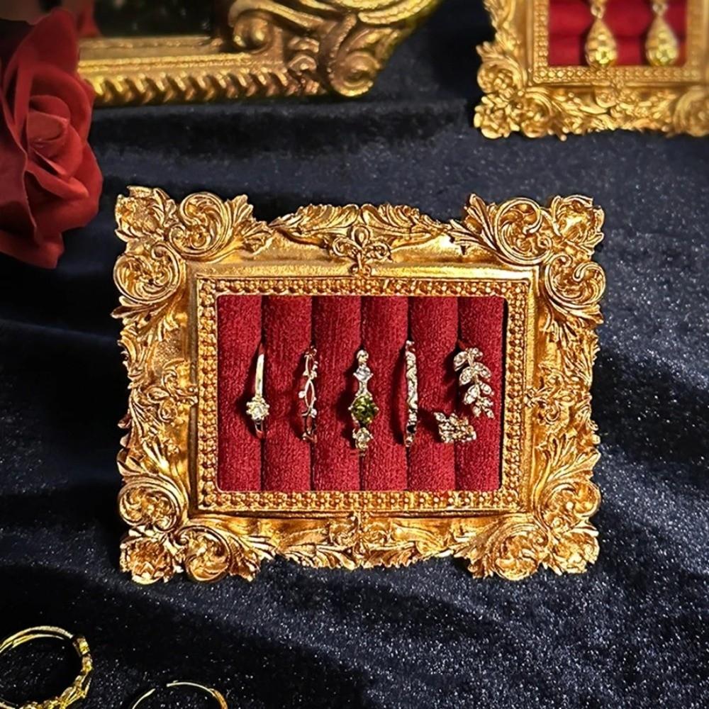 Velvet Jewelry Display Stand Photo Frame Jewelry Storage Frame  Photography Display Item Prop