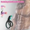 2 In 1 Men's Silicone Penis Ring Clitoris Stimulator Cock Ring Ejaculation Delay Penisring Erection Ring for Men Couples
