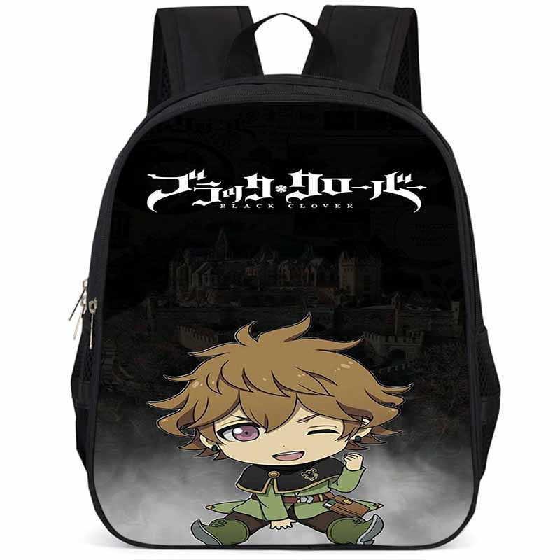 Sac à dos Black Clover 15 pouces Grande capacité Léger Tissu Oxford Pour Enfants