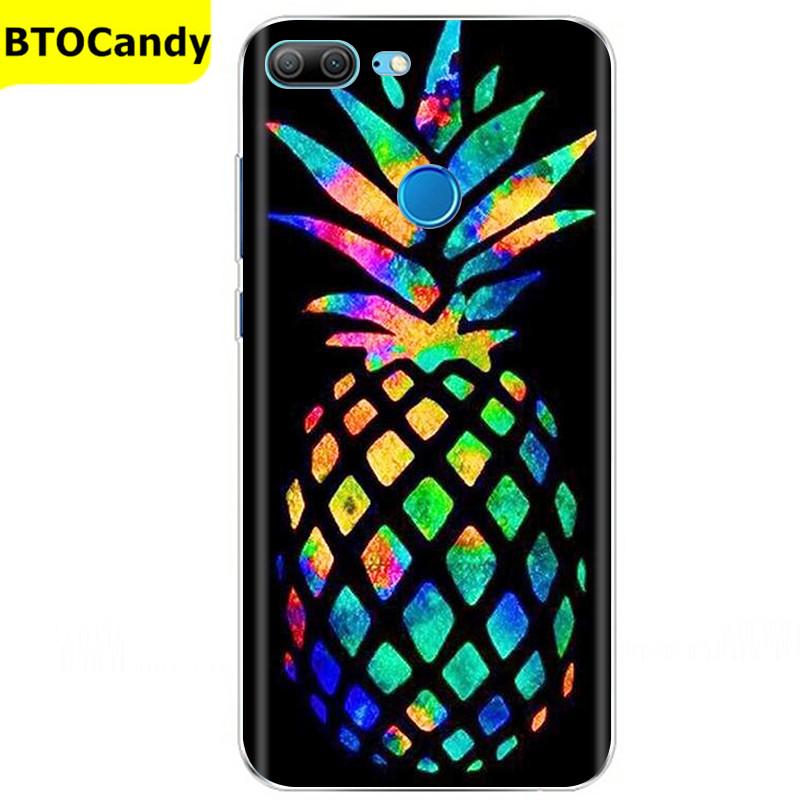 Etui For Honor 9 Lite Etui Kwiat Miękki Silikon Couqe Etui na Telefon Huawei Honor 9 Lite Etui Na Tył Honor9 9lite Coque Funda