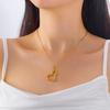 Edelstahl Vergoldte Muschel Anhänger Halskette Für Damen Exquisite Imitation Perlmutt Muschel Schlangenketten Choker Meeres Schmuck