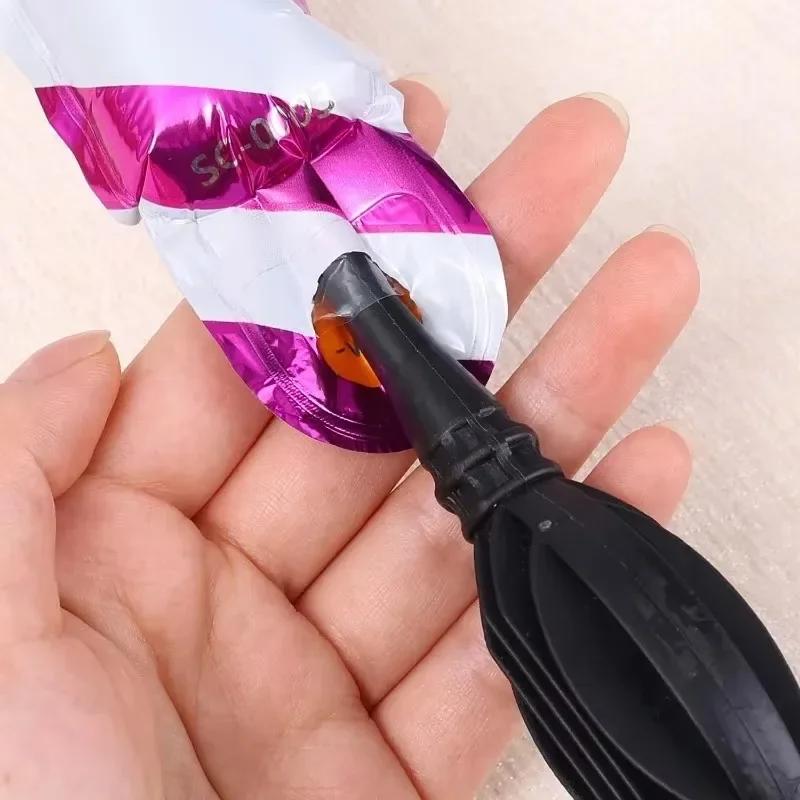 60/6pcs Balões Coloridos de Pirulito Folha de Alumínio Portátil Balões de Doce Natal Aniversário Decorações para Festa de Casamento