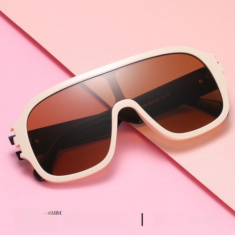 Modern Oversized Square Sunglasses With Uv400 Protection For Outdoor Travel And Fashion