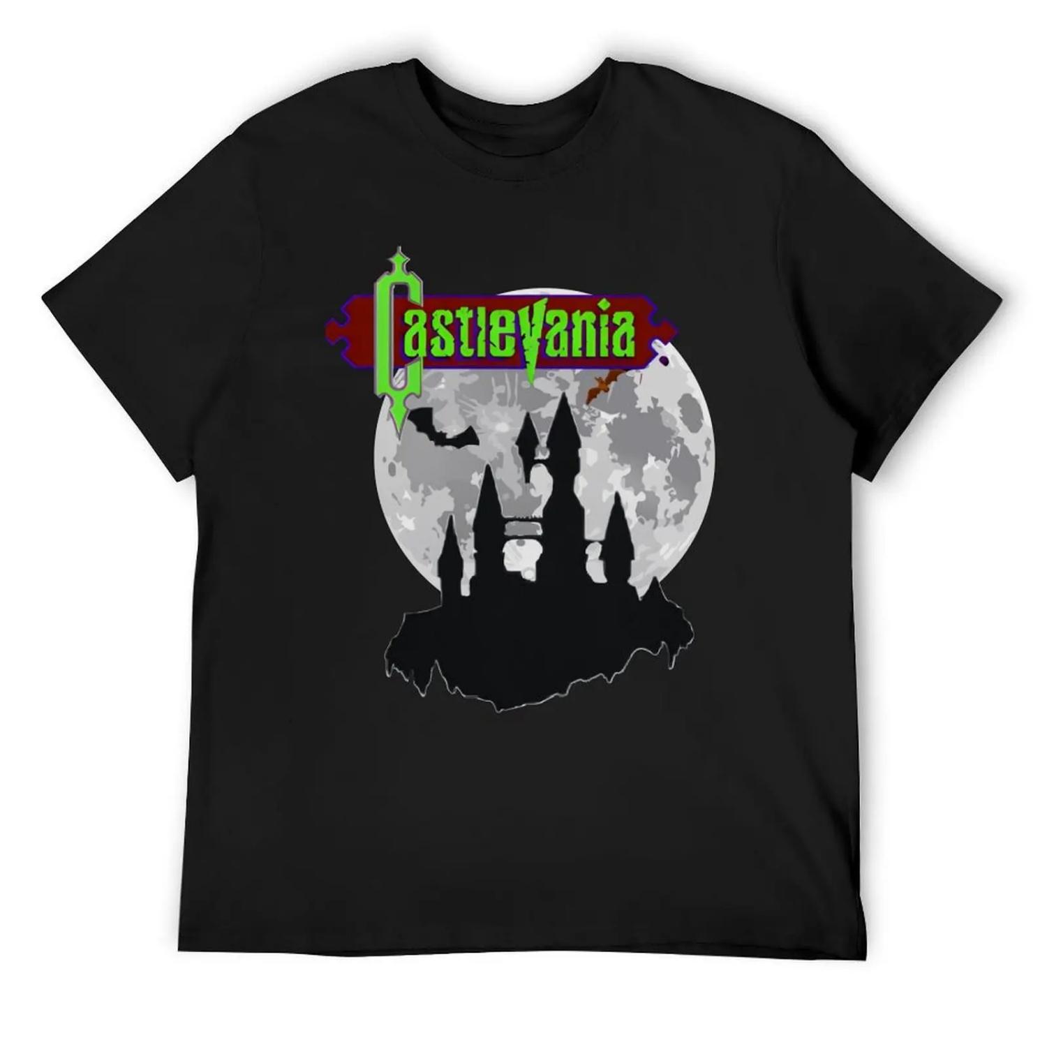 Castlevania 1, для фаната ретро-игр Футболка аниме роскошный дизайнер для мальчика дизайнерские рубашки мужская футболка S