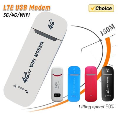 4G LTE Wireless USB Dongle Mobile Broadband 150Mbps Modem Stick 4G Sim Card Wireless Router Home Office Wireless WiFi Adapter