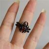 Kpop Gothic Y2K Kpop Irregular Punk Vintage Heart Star Cross Ring For Women Men Party Grunge 90s EMO Jewelry Accessories Gift