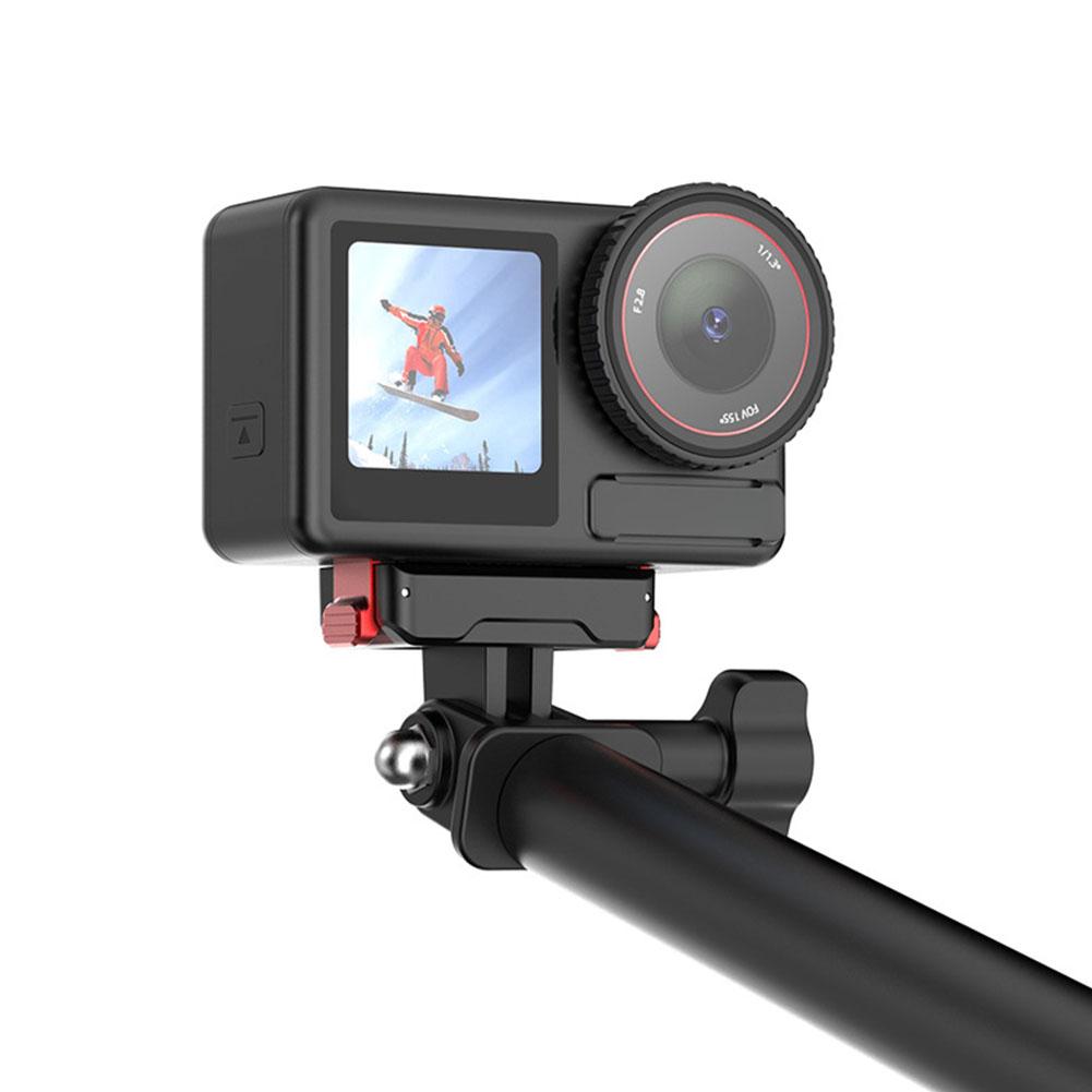 1/2/3 Peças Adaptador de Montagem Magnético de Liberação Rápida para DJI Osmo Action 5 Pro/4/3 Suporte de Extensão de Câmera com Duas Garras Adaptador de Tripé