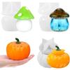 Creative Pumpkin Storage Box Aromatherapy Candle Silicone Mold Halloween Plaster Cement Epoxy Resin Cake Molds Home Ornaments