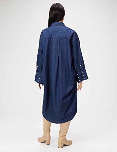Snidel Cocoon Silhouette Design Shirt Dress SWFO224158 Women's BLU Free Size