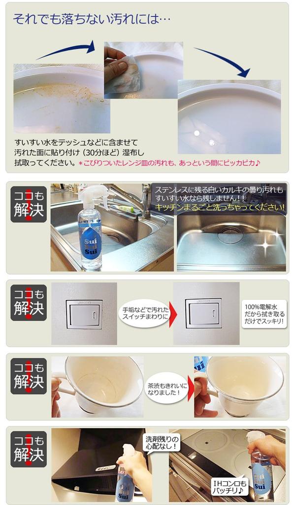 Copa Corporation SuiSuiSui Chodensui Suisui 1000ml Cleaning Agent Alkaline Electrolyzed Water Refill