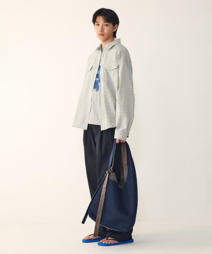 STUDIO TOMBOY [Men] Western Core Check Shirt_Light Beige 9156221311
