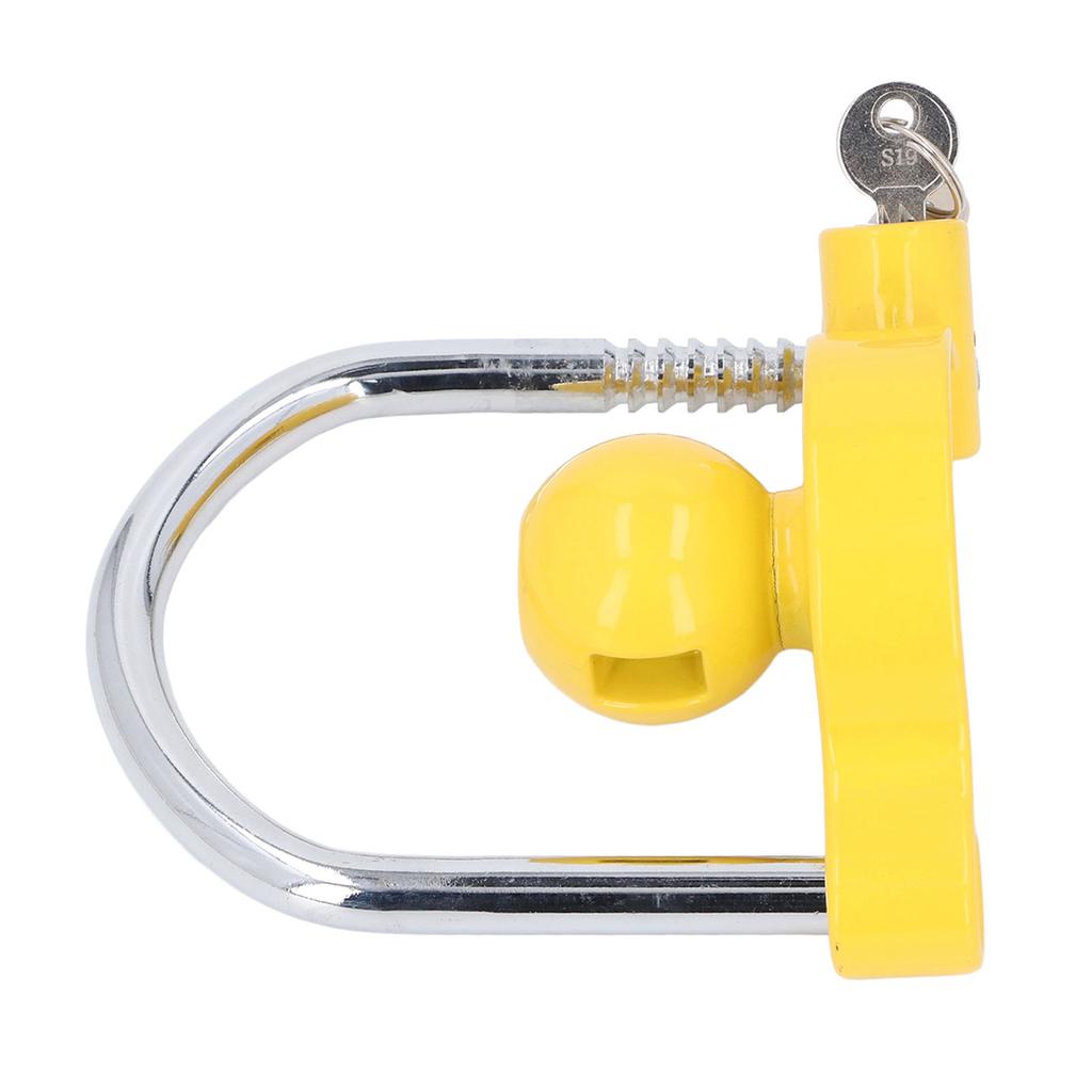 Blokada kulowa haka holowniczego 11 pozycji blokujących Stalowy pręt w kształcie litery U 13 mm Aluminiowy stop Zaczep przyczepy