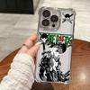 Anime Cool LuffyS ZoroS Ones Pieces Plating Phone Case For iPhone 17 17e 16e 16 15 14 13 12 11 Pro Max Mini Air Plus Anti-Fall