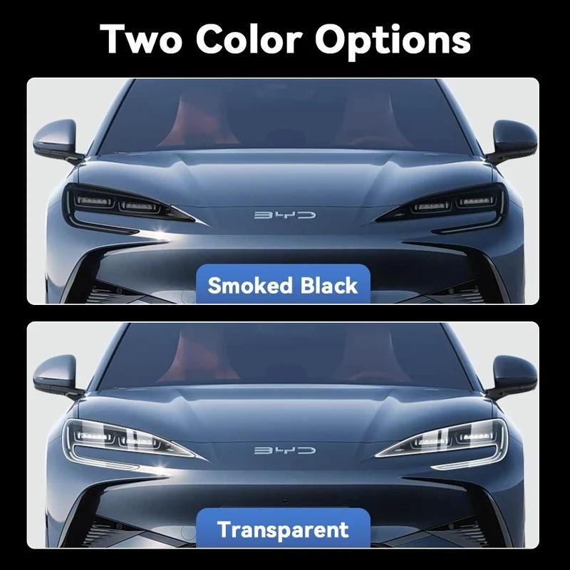For BYD SEALION 7 EV 2025 2026 Car Headlight Protective Film TPU Pre Cut Anti-Scratch Headlight Vinyl Film Accessories