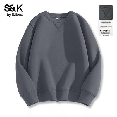 Baleno Men's Crewneck Sweatshirt with Triangular Detail