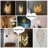 LED Light Dream Catcher Handmade Deamcatcher Feathers Wall Hanging Decoration Romantic Valentine's Day Gift for Girlfriend