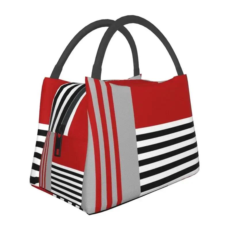 

Красочные геометрические формы, многоразовый ланч-бокс, современное искусство, абстрактный термохолодильник, пищевая изолированная сумка для обеда, офисный контейнер для пикника 28x17x16CM хаки