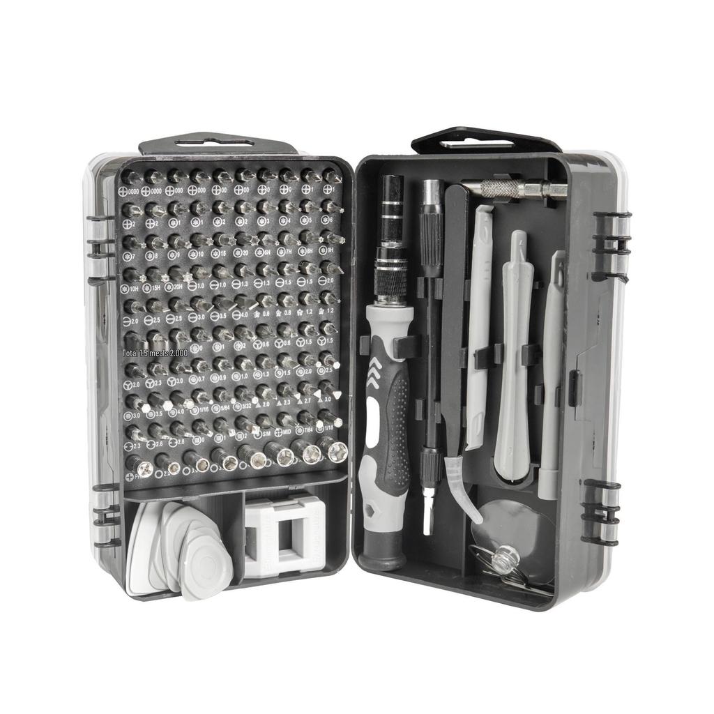 115-in-1 Multi-function CRV Screwdriver and Disassembly Tool Set for Watch Repair