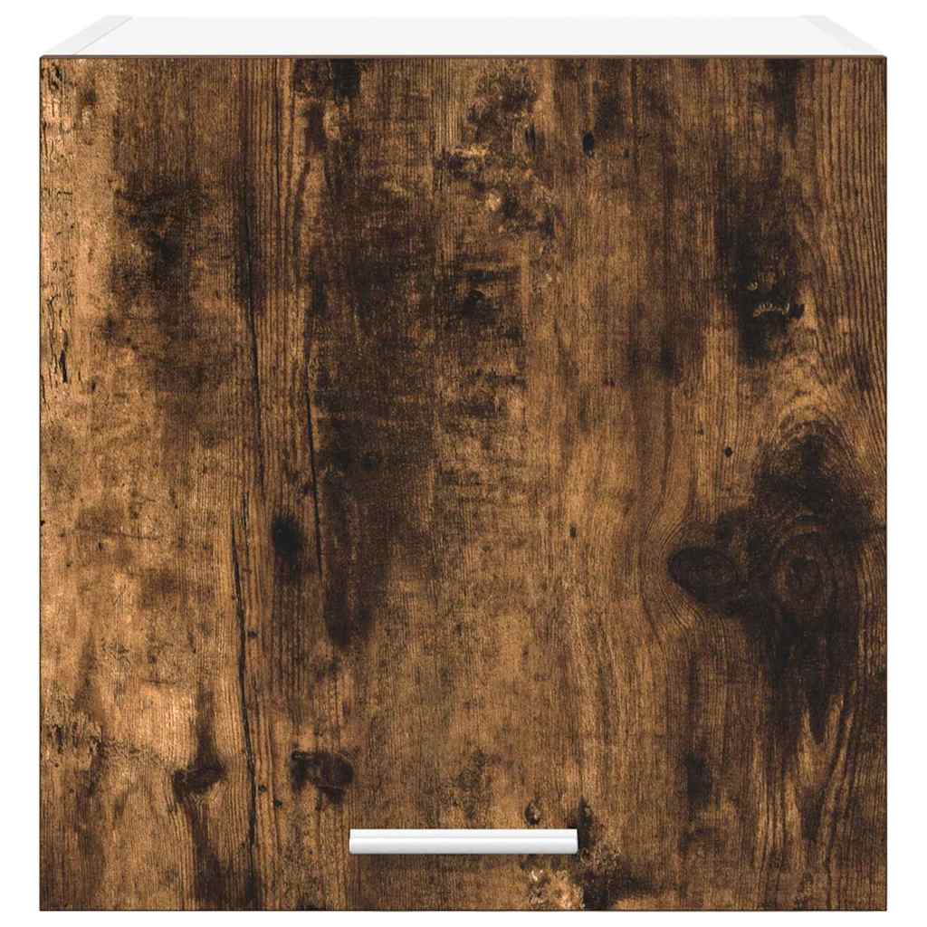 Wall Mounted Cabinet 2 Pcs Smoked Oak and White 40 X 31 X 40 Cm