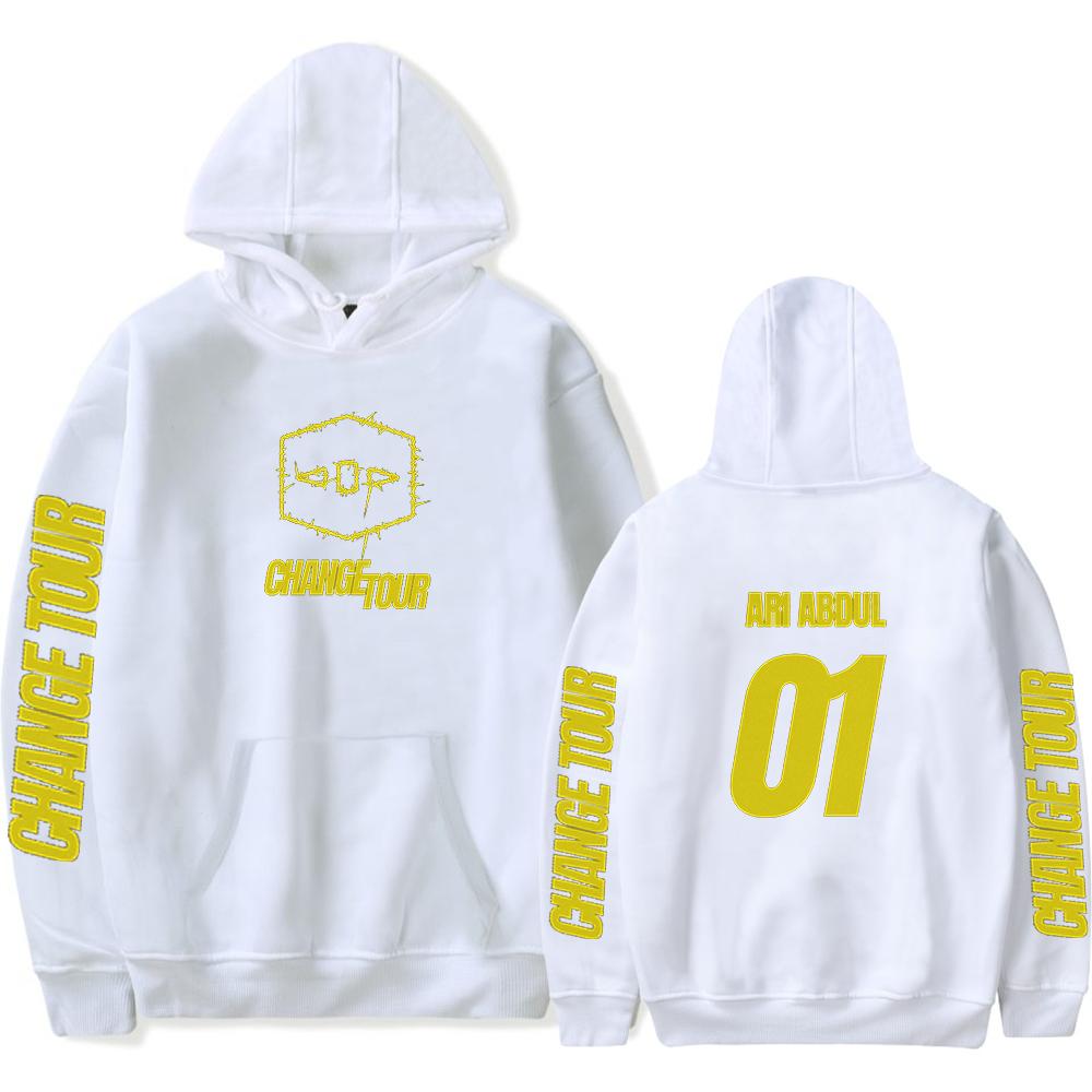Ari Abdul Change Tour Merch Hoodie Number 01 Print Cool Hoodie for Men and Women Streetwaer Pullover