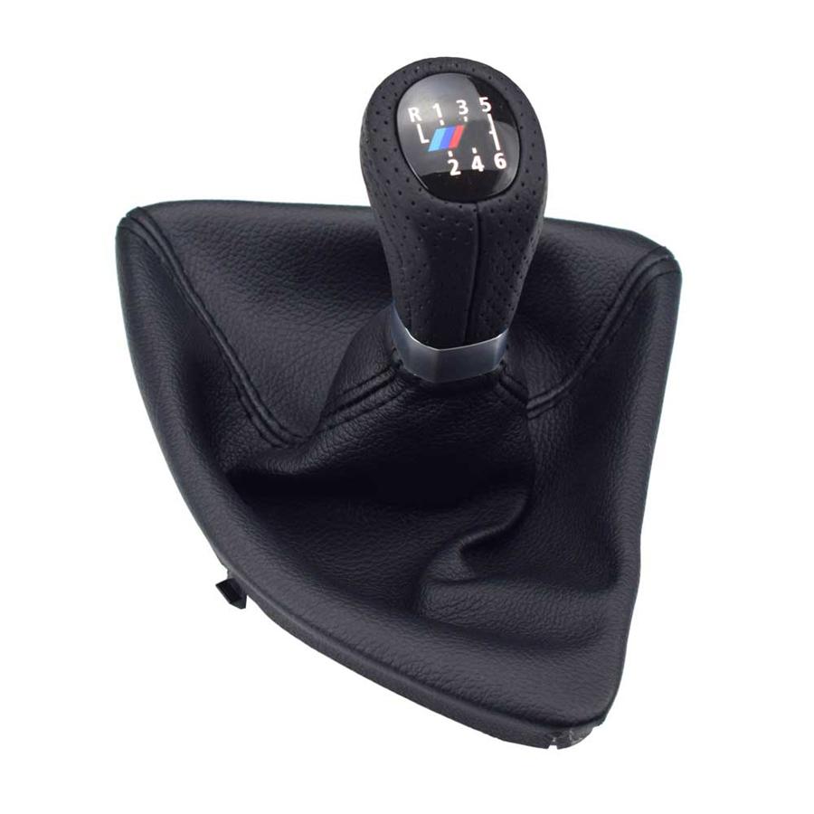 

For BMW E87 X1 6Speed Left Drive Gear Shift Knob Head Boot Cover
