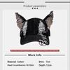 Distressed Details Baseball Cap Frayed Edges Wash Baseball Cap Hip Hop Baseball Cap  Party Wear