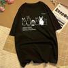 Japanese Cute Rabbit Pattern Women Summer Short Sleeve Shirt Summer Casual Streetwear Lady Clothes Harajuku Oversized T Shirt