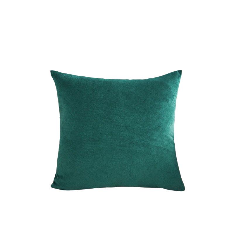 

Бархатная однотонная декоративная подушка - Скандинавский диван, Гостиная, Поясничная поддержка для офиса, Прикроватная подушка для спины 40x40 cm