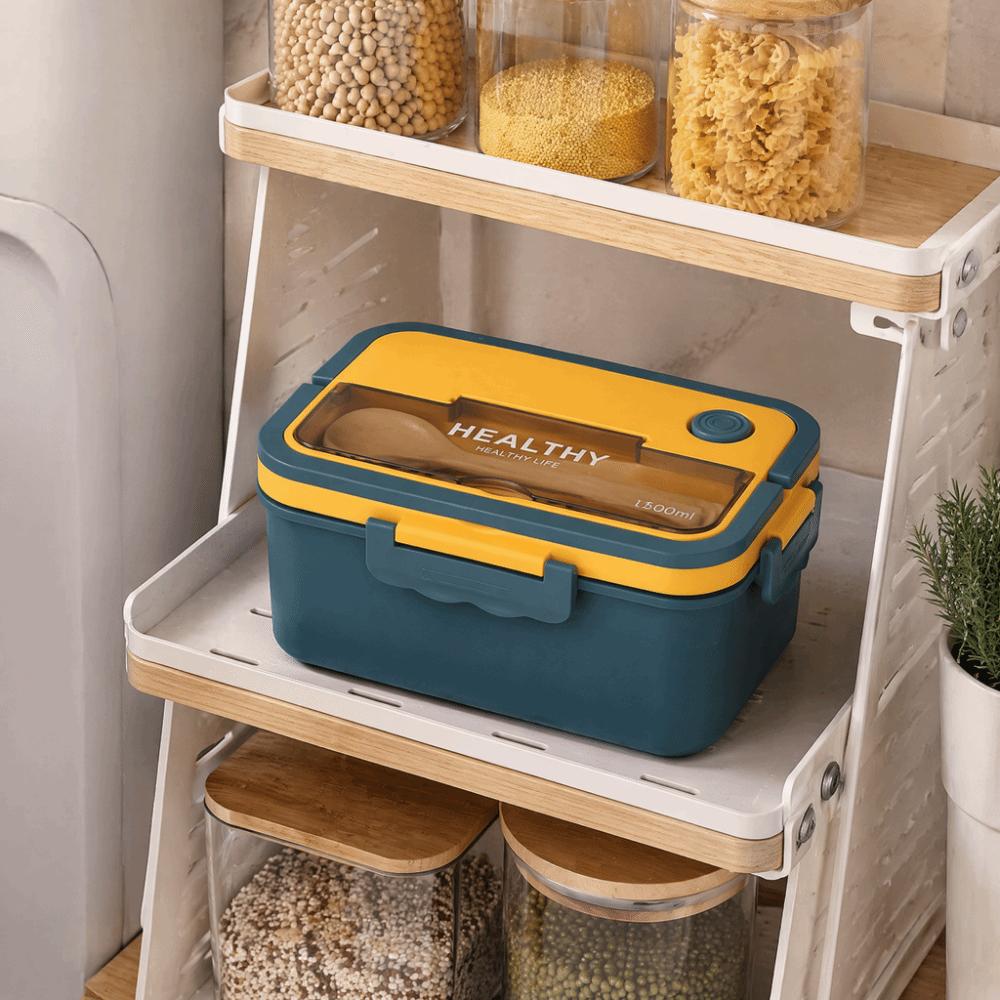 3 Compartment Compartment Lunch Box 1500ml Thermal Lunch Box Lunch Storage Container For Travel