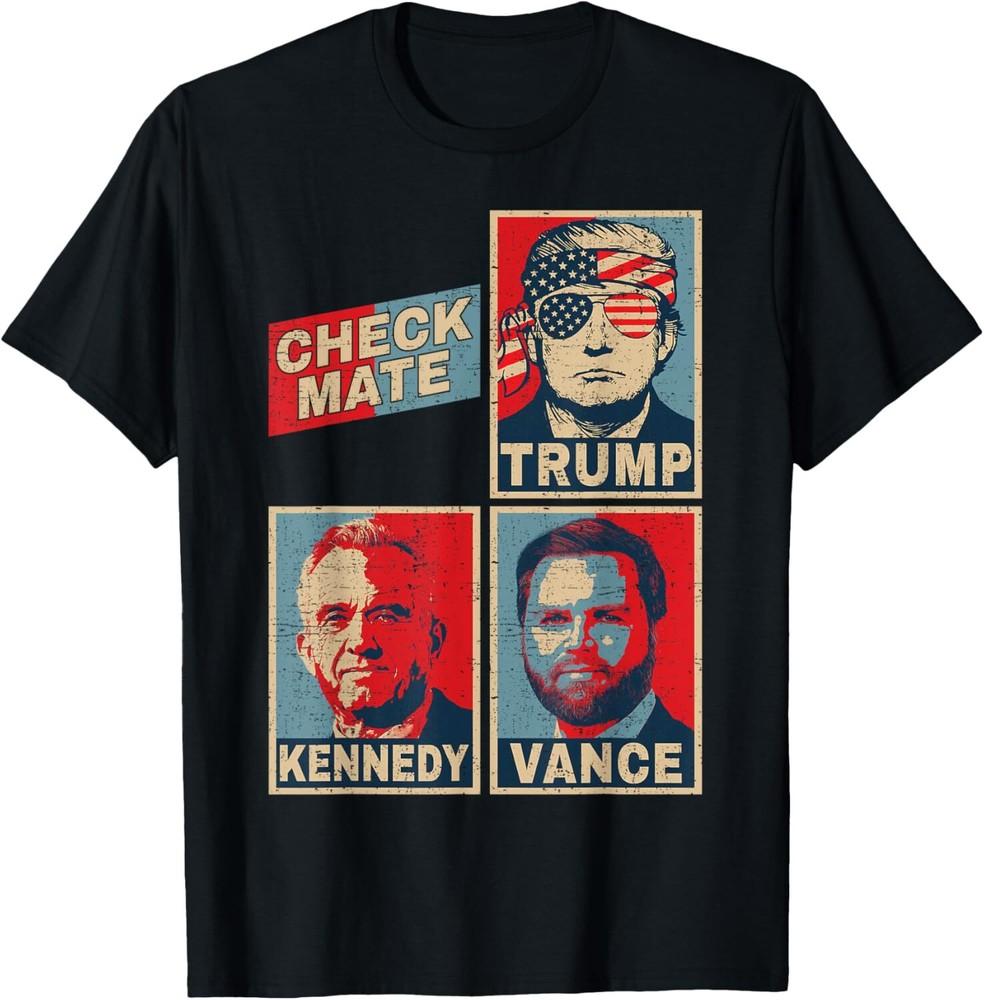 SALE Trump Vance Kennedy Checkmate 2024 Election Republican Unisex T-Shirt Unisex T-Shirt XXXL