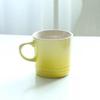 350 Mlnew Creative Macaron Mug Nordic Style Color Gradient Mug Gradient Color Cool Color Rainbow Cup Ceramic Cups With Hand Gift