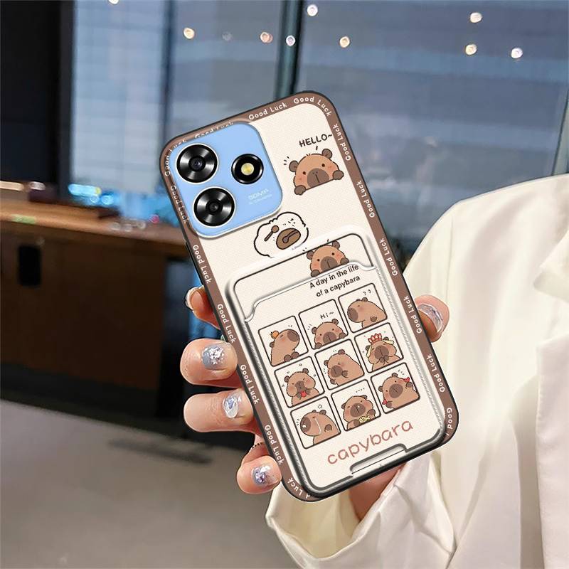 Roztomilý Měkký obal Pouzdro na telefon Pro ZTE Blade A73 4G/V50 Smart/V50 Design 4G/Axon50Lite Prachotěsný Kreslený Zadní kryt Odolný