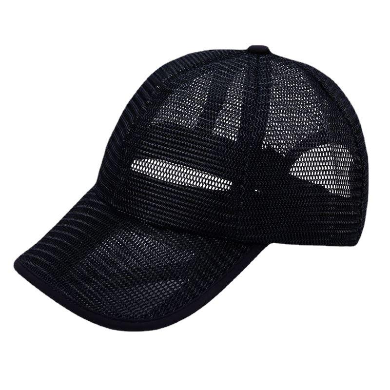 Small Head Mesh Cap Breathable Baseball Casual Fashion Trend Women's Hat Size Men's Solid Color Summer