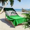 Mexico Football Art Print Beach Towel, Large Soft Quick Dry Towel for Beach Camping Swimming