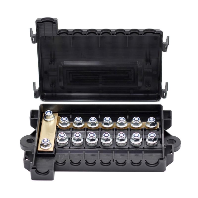 

Corrosion Resistant Fuses Holder Easy Installation Tool Less Heat Dissipation For Recreational Vehicles And Boats Marine 1